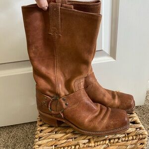 Frye leather cowgirl boots